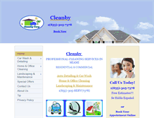 Tablet Screenshot of cleanby.com